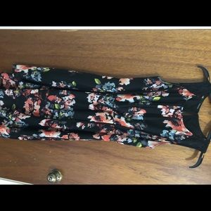 High low floral dress